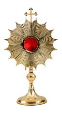 Gold Plated Reliquary H 35 cm