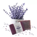 Lavender handmade soap with Bible verse