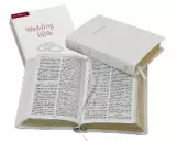 KJV Wedding Bible, White, Imitation Leather, Contains Gift Certificates, Gilded Edges