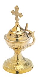 Incense Bowl with Handle H 14 cm