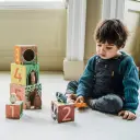 Woodland Animal Wooden Stacking Cubes (FSC®)
