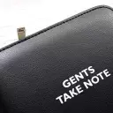 The Gentleman's Emporium Zip Portfolio Notepad - Gents Take Note