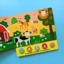 My First Animals - Press and Play Silicone 5 Button Sound Books