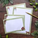 Foldover Writing Paper Set - Patricia Maccarthy Jungle Green
