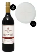 Pack of 50 Priests Communion Wafers 2.75" Single Cross & Ruby Red Communion Wine - Charles Farris