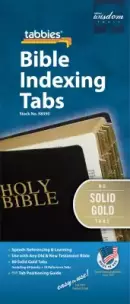 Bible Index Tabs Solid Gold Reg