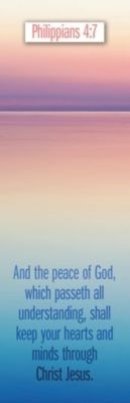 Bookmark-And The Peace Of God  Which Passeth All Understanding (Philippians 4:7) (Pack Of 25)