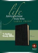 NLT Life Application Study Bible: Black, Bonded Leather, Large Print