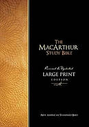 NASB MacArthur Study Bible: Black, Bonded Leather, Large Print, Thumb-Indexed
