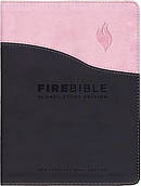 NIV Fire Bible: Global Study Edition, Flexisoft, Pink and Chocolate
