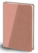 The Message Compact Bible: Beige/Pink Python, Leather-Look