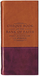 Chequebook of the Bank of Faith Tan/Burgundy