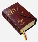 The Catholic Truth Society New Catholic Bible: Brown,Compact Travel Edition, Leatherbound with clasp