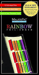 Traditional Rainbow Majestic Bible Tabs
