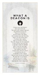 Plaque-Black Wood Emblem-What A Deacon Is (6.75 x 13.625)