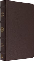 ESV Heirloom Bible, Scriptura Sacra: Personal Size Reference Edition (Calfskin, Mahogany)