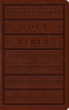 ESV Giant Print Personal Size Bible, Red Letter (TruTone, Brown, Engraved Mantel Design)