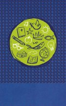 NIrV, Tiny Theologians Bible, Leathersoft over Board, Blue, Comfort Print