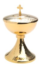 Golden Plated Ciborium H 19.5 cm