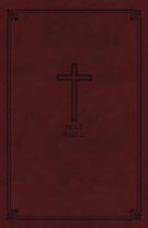 KJV, Reference Bible, Personal Size Giant Print, Imitation Leather, Burgundy, Red Letter Edition