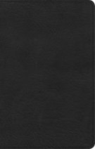 CSB Personal Size Bible, Black Genuine Leather