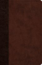 ESV Large Print Thinline Reference Bible (TruTone, Brown/Walnut, Timeless Design)
