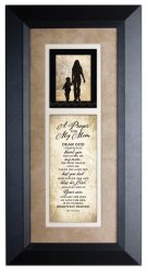 Wall Plaque-A Prayer For My Mom/Silhouettes (8" x 16")