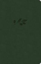 CSB Thinline Bible, Anglicised Edition, Olive Leathertouch