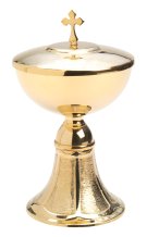 Gold Plated Ciborium H 20.5 cm