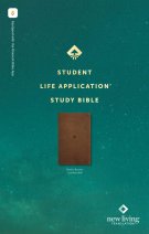 NLT Student Life Application Study Bible, Filament Enabled (LeatherLike, Rustic Brown, Red Letter)