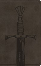 ESV Vest Pocket New Testament with Psalms and Proverbs, Red Letter (TruTone, Silver, Sword Design)