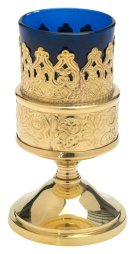 Blue Eternal Light H 13 cm