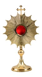 Gold Plated Reliquary H 35 cm