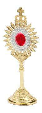 Golden Plated Reliquary H 18 cm