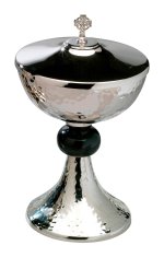 Ciborium with Golden Plated Inside H 24 cm