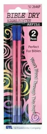 BIBLE DRY CARDED REFILLS PINK
