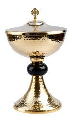 Golden Plated Ciborium H 24 cm