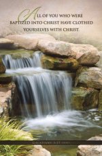 Bulletin-Baptized Into Christ (Galatians 3:27  NIV) (Pack Of 100)(out of print)