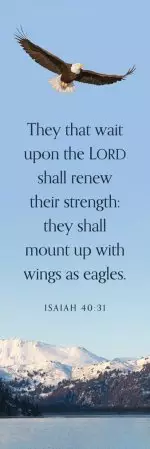 Bookmark-They That Wait Upon The Lord (Isaiah 40:31) (Pack Of 25)