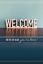 Welcome Folder-We're So Glad You're Here (Psalms 133:1 NIV) (Pack Of 12)