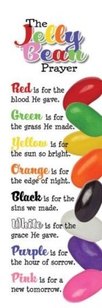 Bookmark-The Jelly Bean Prayer (Luke 24:34  NIV) (Pack Of 25)