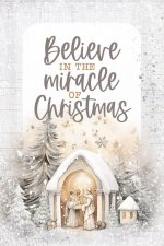 Wall Plaque-Mini Blessings-Believe In The Miracle (4" x 6")