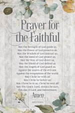 Plaque-Inspirational-Prayer For The Faithful (6 x 9)
