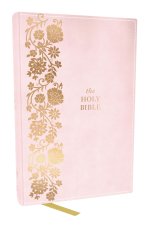 KJV Personal Size Large Print End-of-Verse Reference Bible, Pink Leathersoft, Red Letter, Comfort Print (Thumb Indexed)