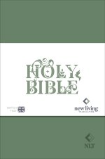 NLT Holy Bible, Sage Green Flexiback, Leather-Feel, Debossed Detailing, British Text, NLT New Living Translation, Flexiback, Standard size