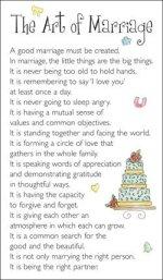 Prayer Card - The Art Of Marriage