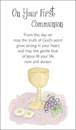 Prayer Card - On Your First Communion