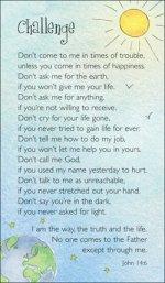 Prayer Card - Challenge
