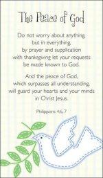 Prayer Card -The Peace Of God