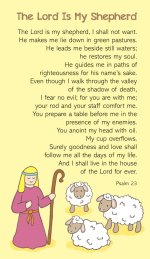 Pack of 20 Prayer Cards - The Lord Is My Shepherd
